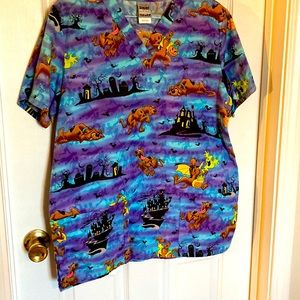 Scooby-Doo short sleeve scrub top